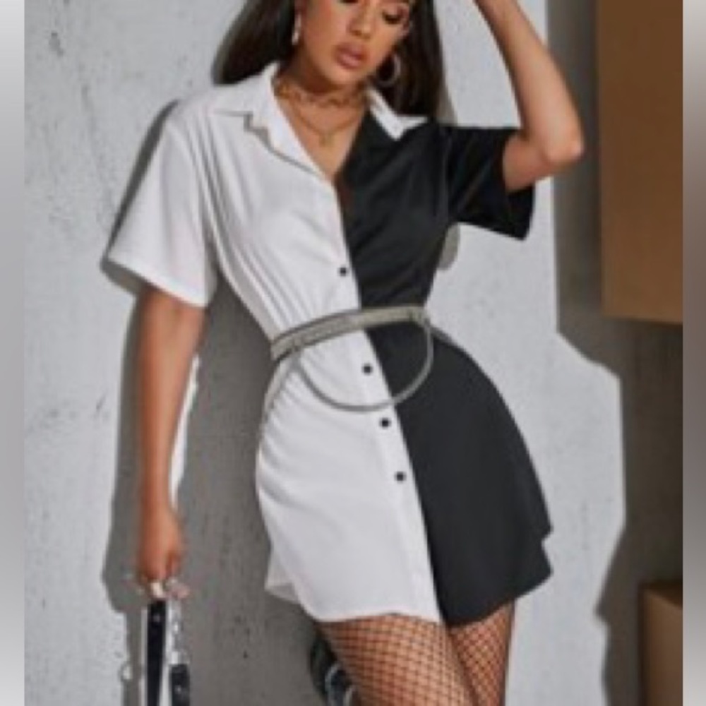 Long color matched shirt , Shirtless Zip Up Corset Top